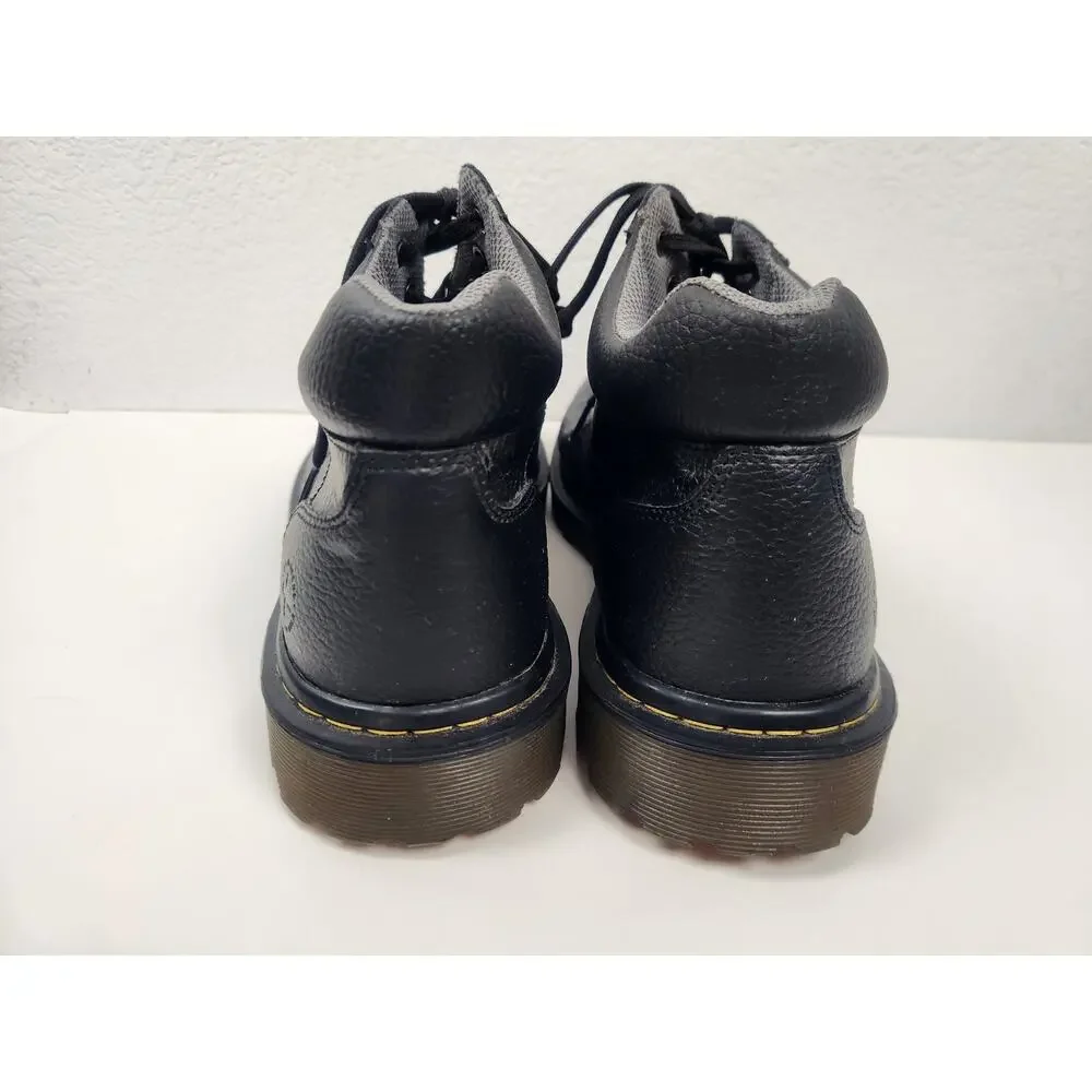 Dr. Martens Harrisfield Boot Black Leather Men Size 12 Work